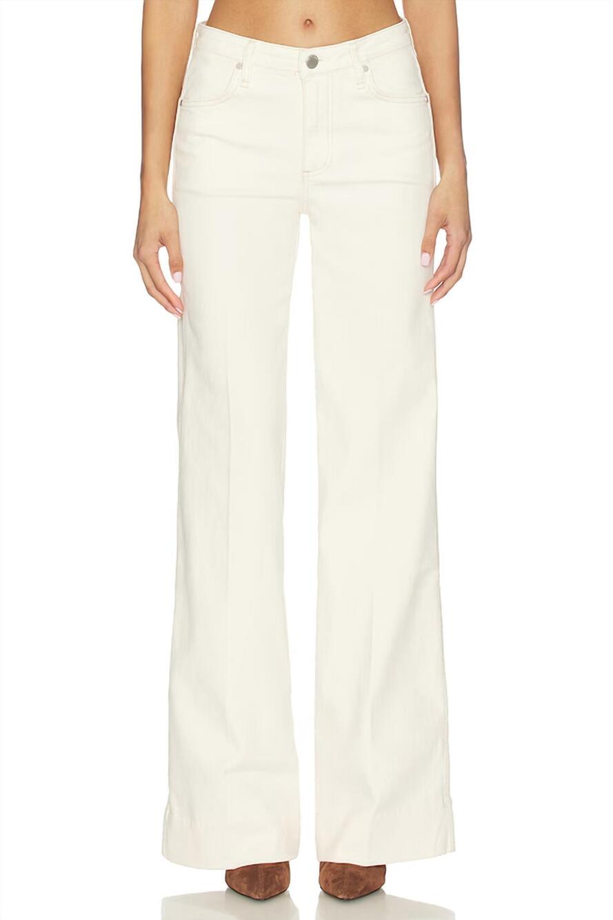 NEW RAG & BONE ruby flare trouser in ecru